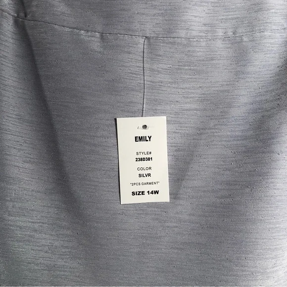 Womens Emily Silver Formal Suit - Picture 10 of 16